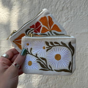 Embroidered Coin Pouch