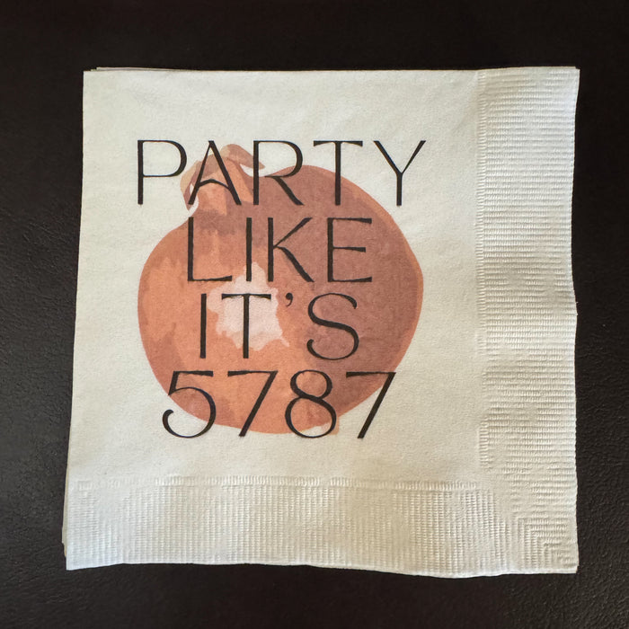 Party Like It's 5787 Cocktail Napkins